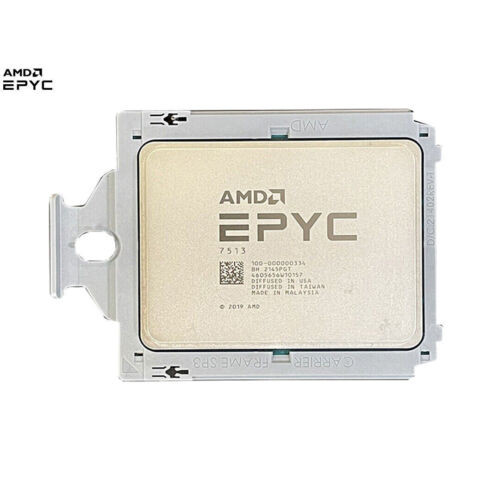 New Amd Epyc 7513 Cpu Unlocked 32 Cores 64 Ths 2.6Ghz Up To 3.65Ghz 200W