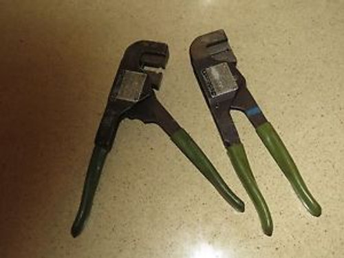 ^^ LOT OF TWO THOMAS & BETTS WT-201   CRIMPING CRIMPER TOOLS   (QQQ)