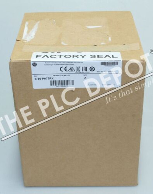 Sealed Allen Bradley 1756-Pa75Rk 2017 Controllogix Redundant Power Supply