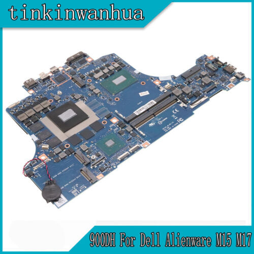 900Dh Laptop System Board I7-8750H 2Ddr4 Rtx2060 6G For Dell Alienware M15 M17