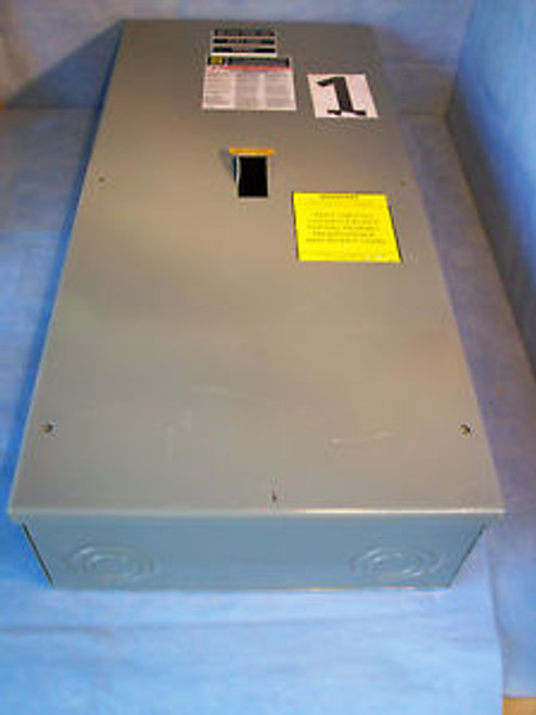 SQUARE D J250S 3 POLE CIRCUIT BREAKER ENCLOSURE NEMA 1 STEEL SURFACE MOUNT