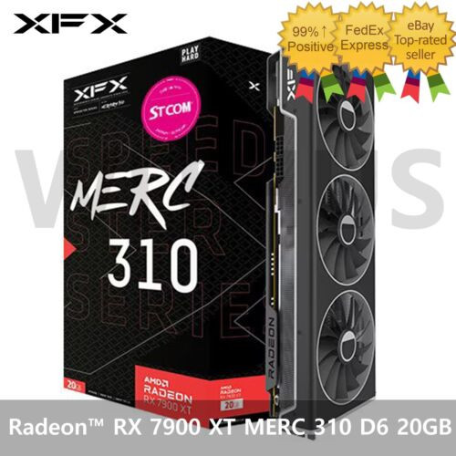 Xfx Radeon Rx 7900 Xt Merc 310 D6 20Gb Gaming Graphics Card - Tracking