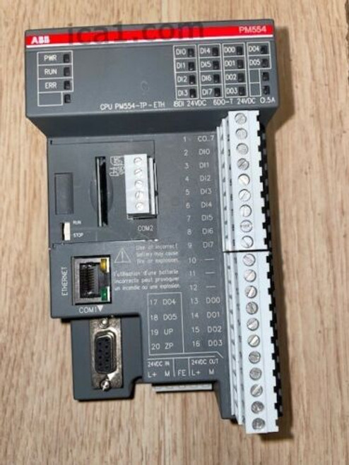 Abb Cpu Pm554-Tp-Eth With Com Port Add On / Abb Cpu Pm554-Tp-Eth / Abb Ethernet