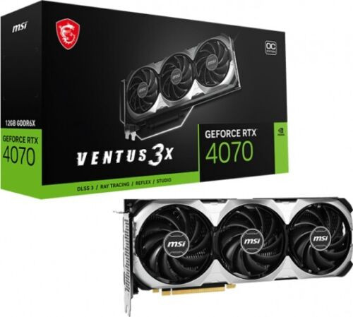 Msi Nvidia Geforce Rtx 4070 Ventus 3X 12G Oc 12Gb