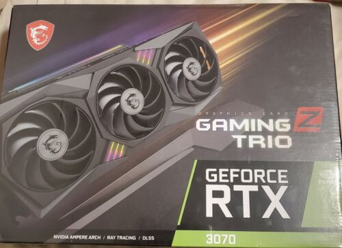 Msi Geforce Rtx 3070 Gaming Z Trio Lhr Brand New And Sealed In Hand Ship Asap