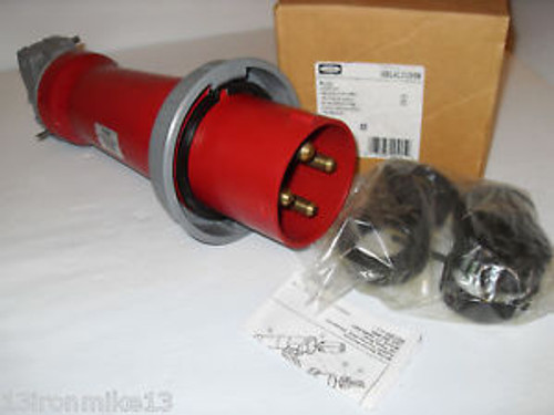 New Hubbell Hbl4125P6W 125-Amp Pin&Sleeve Plug 4125P6W 125A