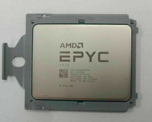 Amd Epyc 7513 Cpu Processor 32 Cores 64 Ths 2.6Ghz Up To 3.65Ghz 200W Sp3