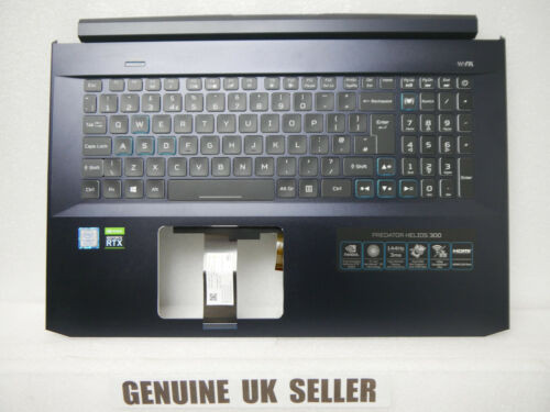 Corei7 Acer Predator Helios 300 Ph317-53 Palmrest Cover Keyboard Uk Blue Backlit