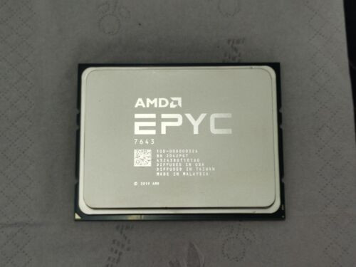 Amd Epyc 7643 Milan 2.3Ghz 48 Cores 96 Ths Socket Sp3 Cpu Processor Unlocked-