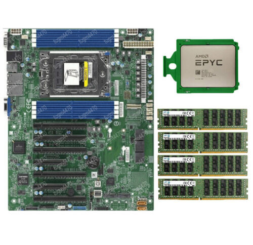 Amd Epyc 7402+Supermicro H12Ssl-I +32G  4 2133P Ddr4 Ecc Reg