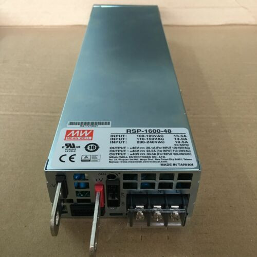 1Pcs New Mean Well Switching Power Supply Rsp-1600-48 1600W 48V 33.5A