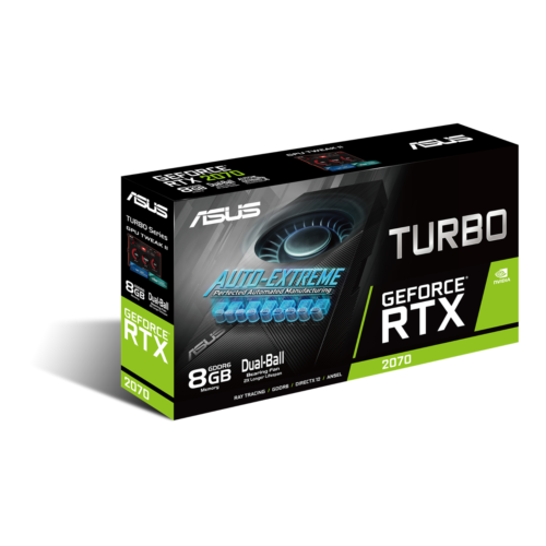 Asus Nvidia Geforce Turbo Rtx2070S-8G-Evo Super 8Gb Gddr6 Graphics Card Hdmi Pci