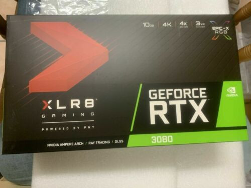Pny Geforce Rtx3080 10Gb Xlr8 Graphics Card Lhr New