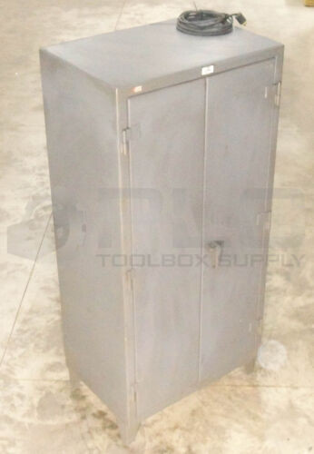 Strong Hold Tool Cabinet 24" Depth 36" Width 78" Height W/ Electrical Outlet