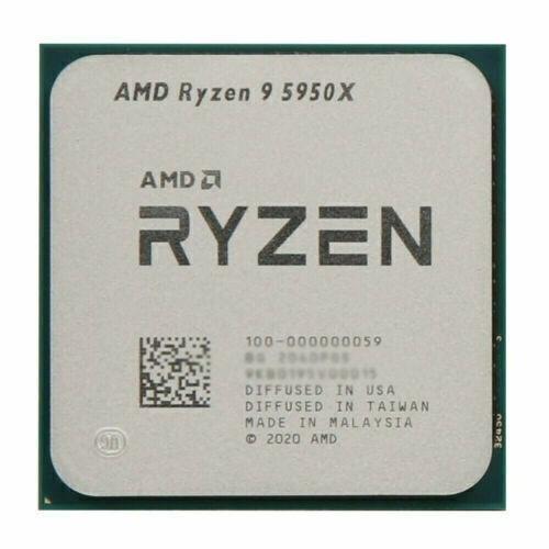 Amd Ryzen 9 5950X Cpu Processor Am4 16 Core 32 Th 4.9Ghz 105W Up To 3200Mhz
