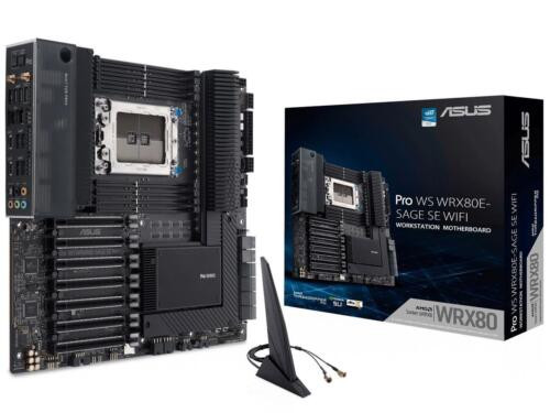 Asus Pro Ws Wrx80E-Sage Wifi Amd Thripper Pro Eatx Workstation Motherboard