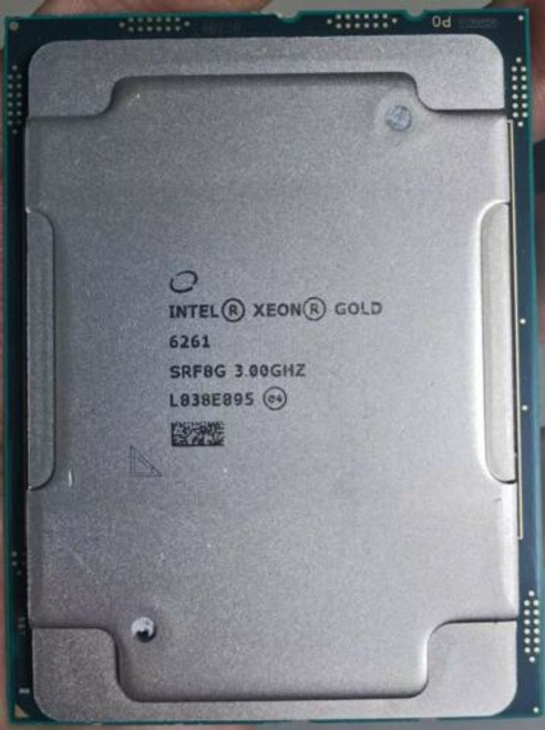 Intel Xeon Gold 6261 Qs Version Cpu Processor 22Cores 44 Ths 3.0Ghz Lga-3647