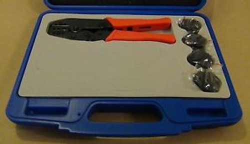 PREP KIT 5 DIES AWG 22-6 INSULATED & NON-INSULATED TERMINAL Ratchet Crimp Tool