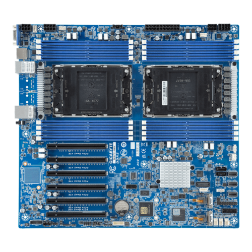 Gibabyte Ms73-Hb1 Dual Lga4677 4Th Intel Xeon E-Atx Motherboard Ddr5 4800 Mhz