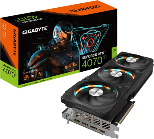 Geforce Rtx 4070 Ti Gaming Oc 12G Graphics Card, 3X Windforce Fans, 12Gb 192-Bit