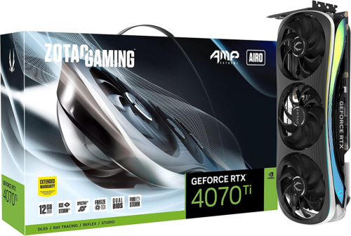 Gaming Geforce Rtx 4070 Ti Amp Extreme Airo Dlss 3 12Gb Gddr6X 192-Bit 21 Gbps P