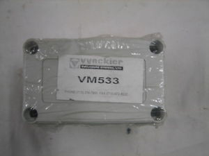 Vynckier VM533 Non-Metallic Enclosure Opaque Cover Tongue, groove gasket fitting