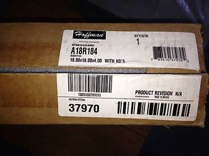 Hoffman A18R184 Electrical Box Enclosure 18 Inch Square 4 Inch Deep