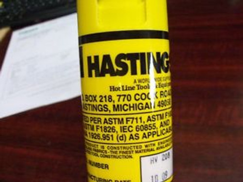 HASTINGS HOT STICK ELECTRICAL SUPPLY HIGH VOLTAGE 208--8 (NEW)