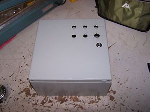 NEW HOFFMAN CSD12126 JUNCTION BOX WALLMOUNT 1/4 TURN LATCH STEEL 12X12X6