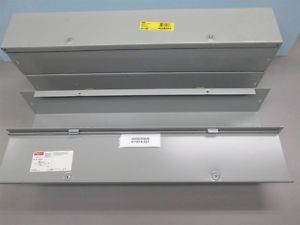 Lot of 3 Hoffman Lay in Hinged Cover Wireway Straight 24 Sections Cat F44G24