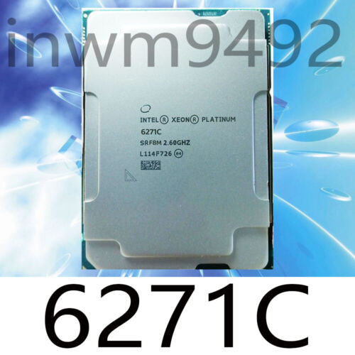 Intel Xeon Srf8M Gold 6271C 24 Core 48 Th2.6G Official Retail Version Server