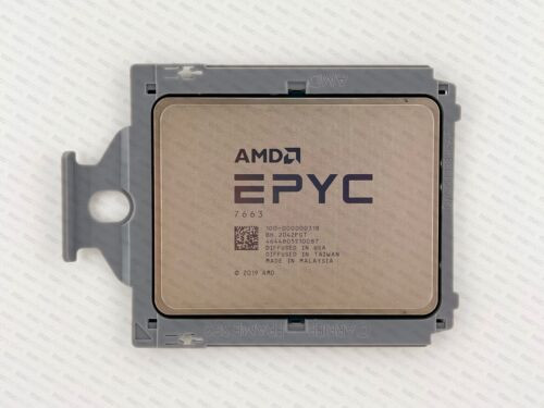 Amd Epyc Milan 7663 56-Core 2.0Ghz Sp3 Processor - Unlocked