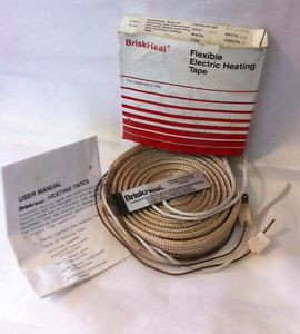 HEAVY INSULATED FLEXIBLE ELECTRIC HEA TAPE CAT. NO. BIH101080L, VOLT. 120,