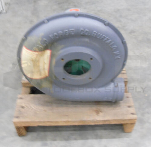 New Buffalo Forge U-185 Blower W/ Delco 2J73Z4-Z 3Ph Ac Motor 3/4Hp Fr:56
