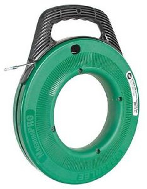 GREENLEE FTSS438-100 Fish Tape, SS, 1/8 In Dia x 100 Ft L