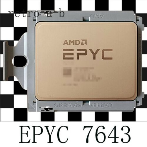 Amd Epyc Milan 7643 48Cores 96Ths 2.3Ghz Sp3 Cpu Processors Epyc 7643