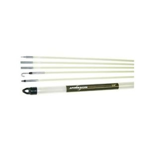 Jameson 24 ft. Non-Conductive Fiberglass Glow Fish Rod Tool Kit New 7-36-23T