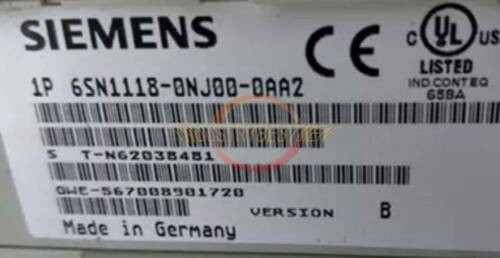 New One Siemens Control Card 6Sn1118-0Nj00-0Aa2 6Sn1 118-0Nj00-0Aa2