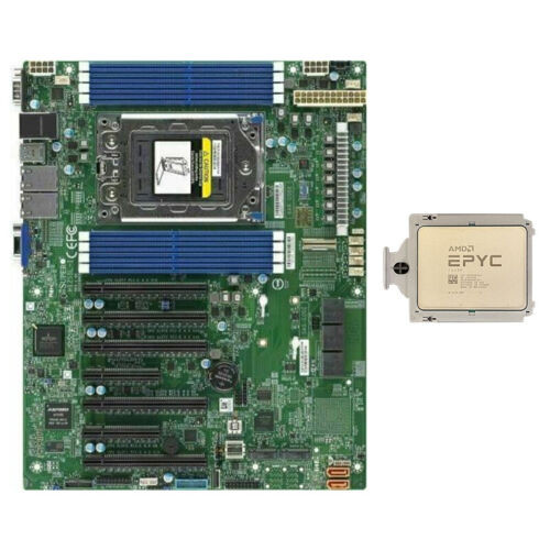 Amd Epyc 7443P+Supermicro H12Ssl-I 2.85G 24Core 48 Th 128Mb 200W Combination