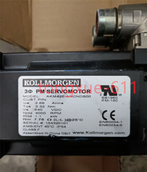 Used Akm42E-Ancndb00 Servo Motor Via