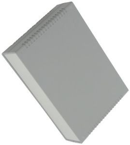 BUD Industries PC-11482-A Dark Gray ABS Cover Style D Plastic Box with Natural F