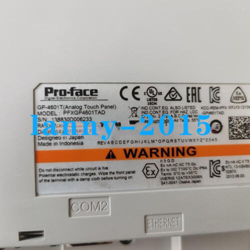 1Pc Used Pro-Face Gp-4601T Pfxgp4601Tad