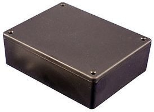 HAMMOND 1591XXGSBK ENCLOSURE,PCB BOX, PLASTIC, BLACK (10 pieces)