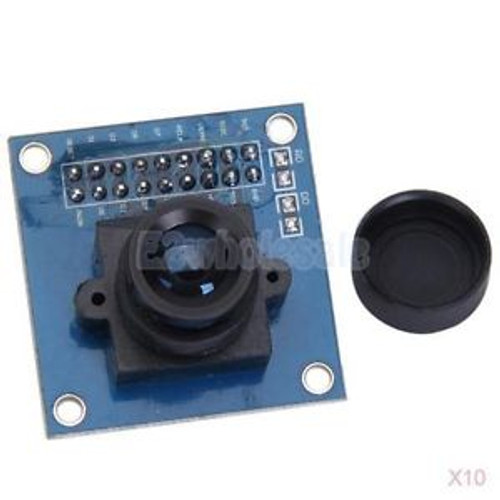 10x 640 x 480 VGA CMOS OV7670 Camera Module w/ Standard SCCB Interface & Lens