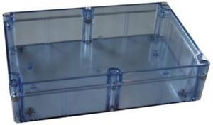 No. 34M1894 Bud Industries Bt-2742 Enclosure Pcb Box Polycarbonate Blue