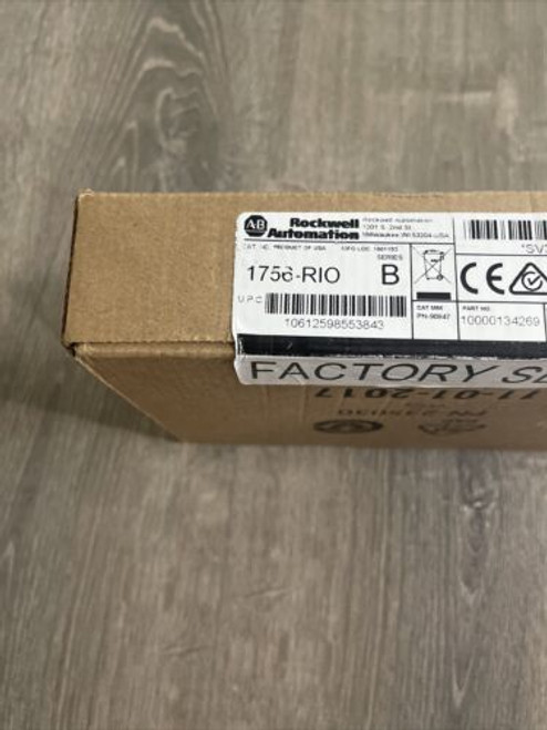 Surplus Sealed Allen Bradley 1756-Rio Ser B Controllogix Remote I/O Scanner