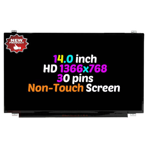 14" For Lg Lp140Whu(Tp)(B2) Led Lcd Non-Touch Screen Display 30 Pins Hd 1366X768