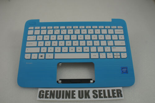 Tested Blue Hp Stream 11-Y Series Palmrest Uk Keyboard Eay0H01103A 902956-031 So