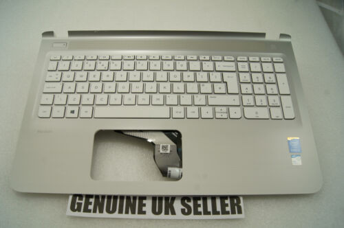 Hp 15-Ab269Sa Uk Keyboard Upper Cover Palmrest Case Plastics Eax15003060A (So119