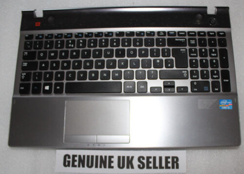 Working Samsung Np550P5C 550P5C Palmrest Touchpad Uk Keyboard Upper Top Cover